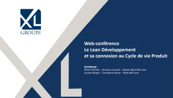 Le Lean Développement et sa connexion au Cycle de vie Produit
