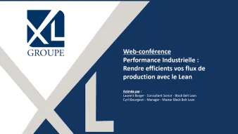 Performance Industrielle : Rendre efficients vos flux de production​ avec le Lean Manufacturing